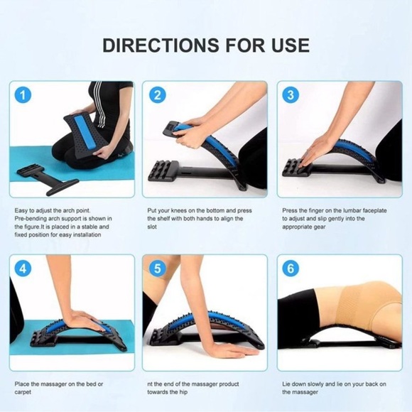 Waist Relax Mate Multi Level Back Stretching Device Relieve Chronic Pain NIB - Picture 4 of 7